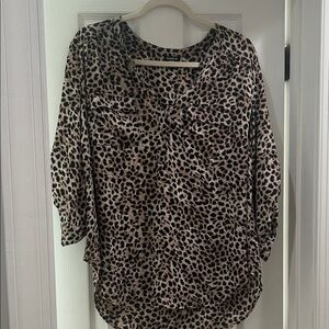 Torrid Animal Print Blouse